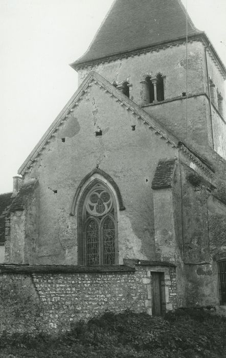 Eglise : Chevet, vue générale