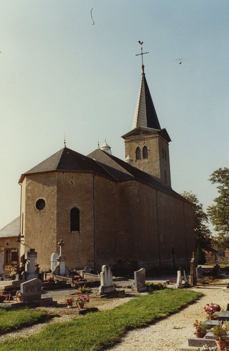 Eglise Saint-Etienne : Ensemble sud-est, vue générale