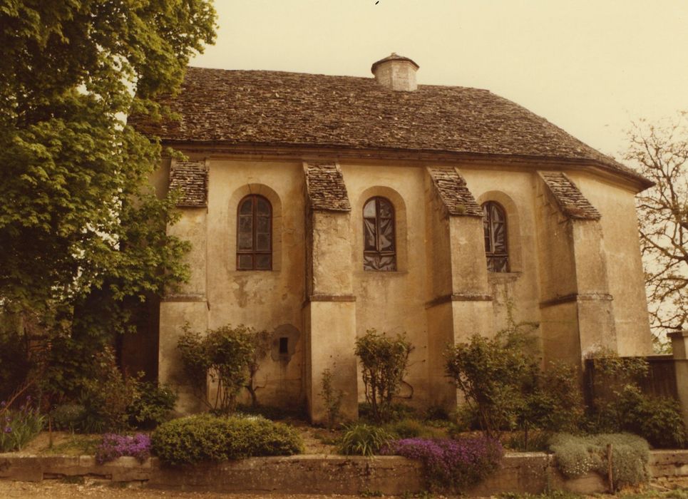 Château : Chapelle, façade latérale est, vue générale