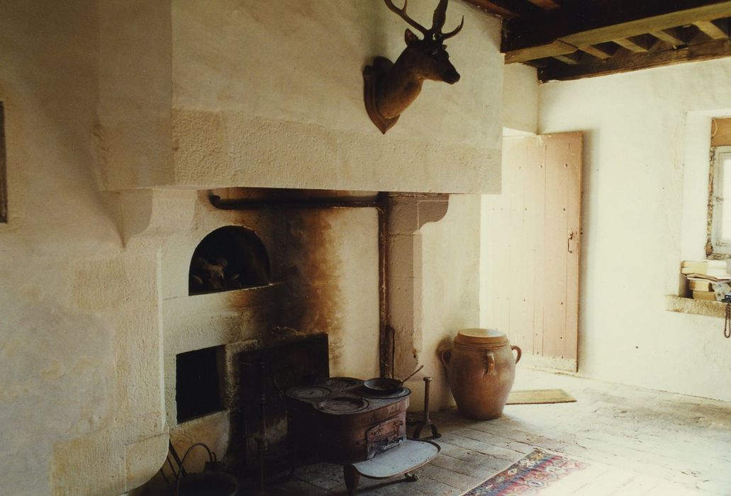 Maison de Vayvrand : 1er étage, cheminée monumentale, vue générale