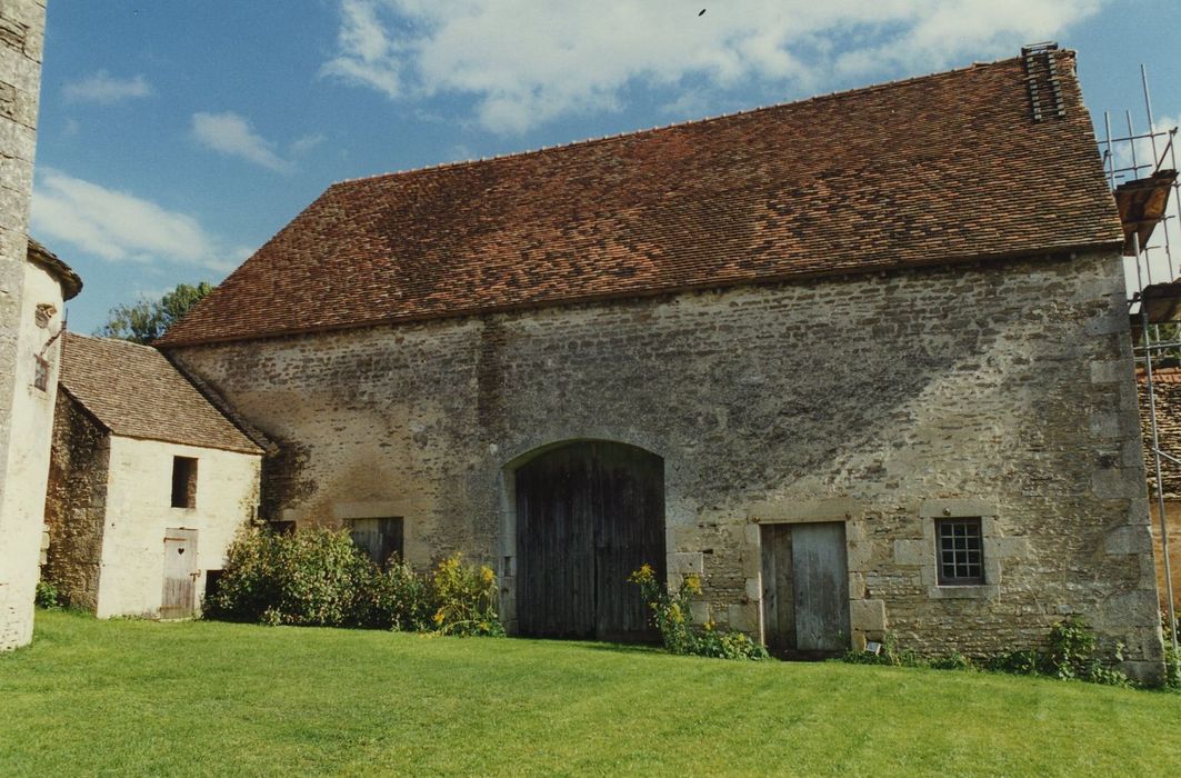 Maison de Vayvrand : Grange, façade ouest, vue générale