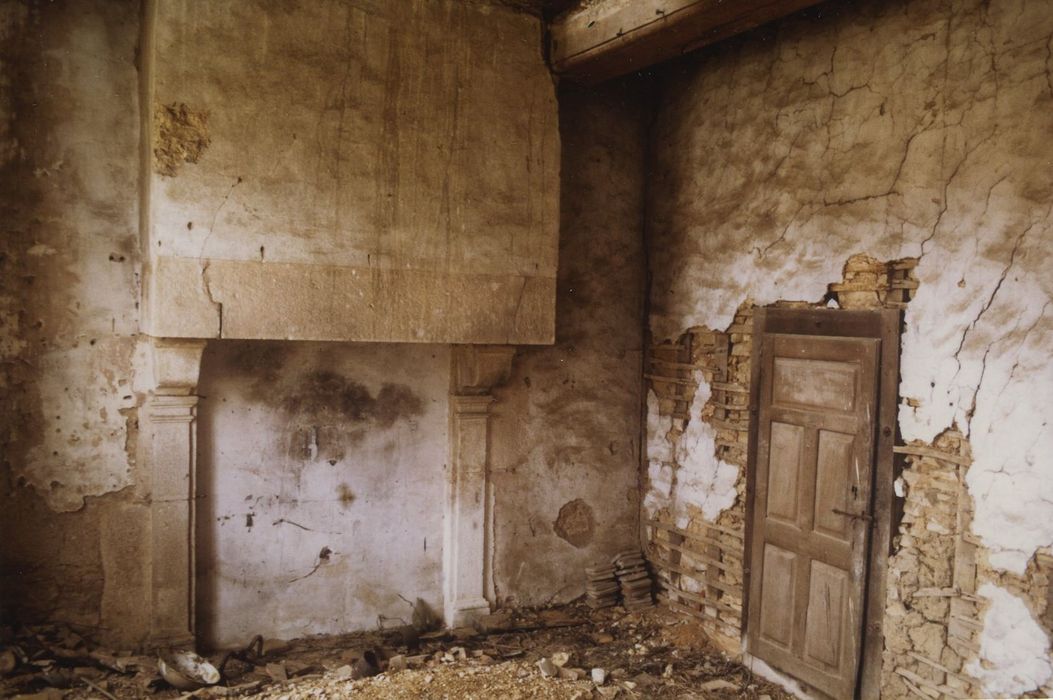 Château de la Velle : Cheminée monumentale non localisée, vue générale