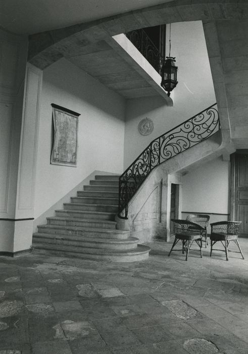 Château : Escalier d’honneur, vue générale