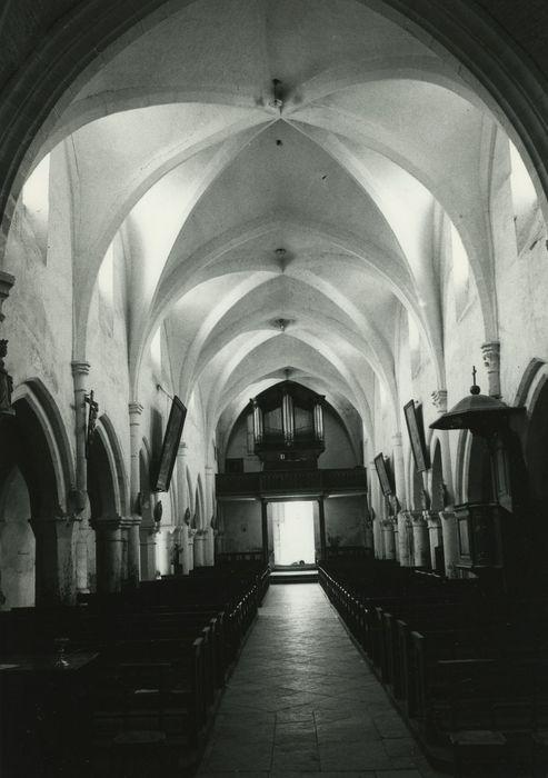 Eglise Sainte-Croix : Nef, vue générale