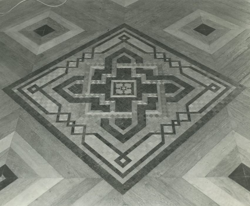 Hôtel de Buffon : Parquet non localisé, détail