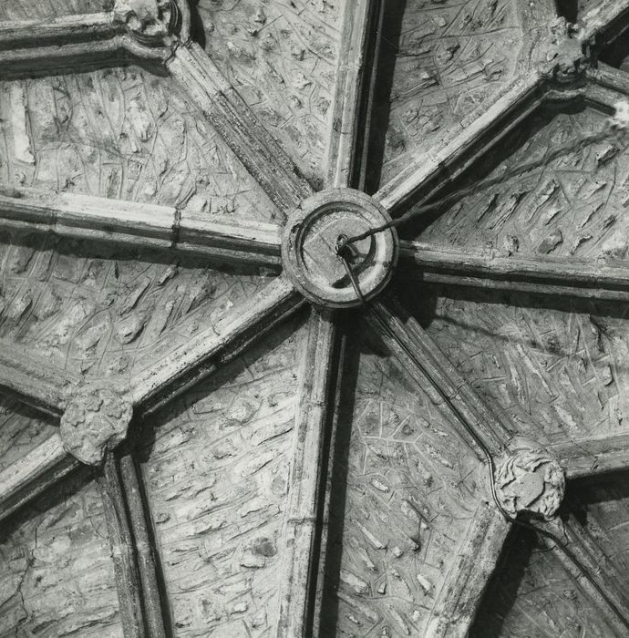 Eglise Saint-Thyrse : Chapelle de Monclar, vue partielle de la voûte