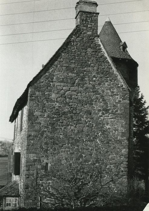 Château de la Trémolière : Pignon sud, vue générale