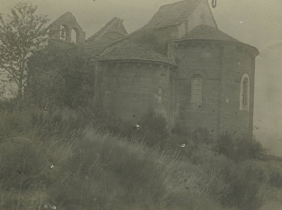 Ruines de la chapelle Notre-Dame du Roc-Vignonnet : Ensemble sud-est, vue générale