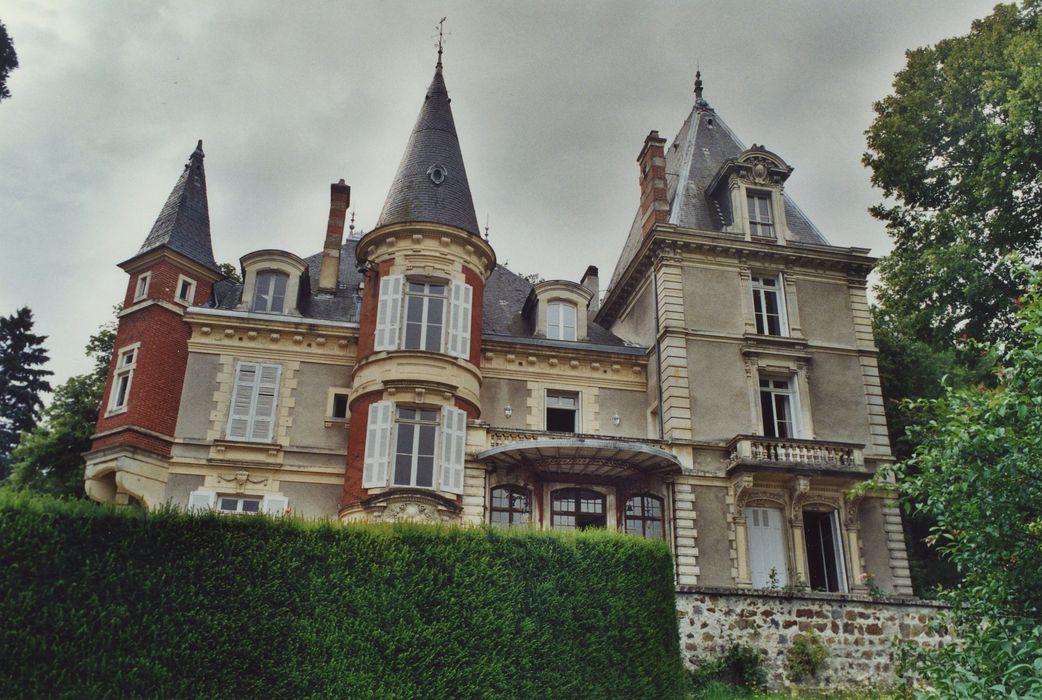 Château de Martinas : Façade nord, vue générale