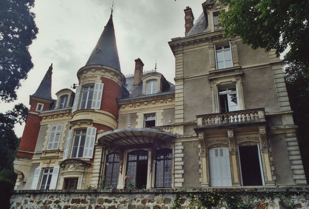 Château de Martinas : Façade nord, vue générale