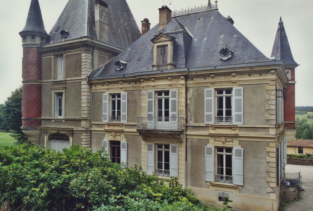 Château de Martinas : Façade sud, vue générale