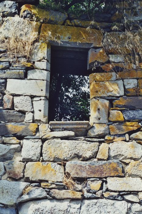 Maison Sauron : Façade sud, détail d’une baie