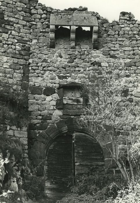 Château d'Agrain : Porterie, élévation sud, vue générale