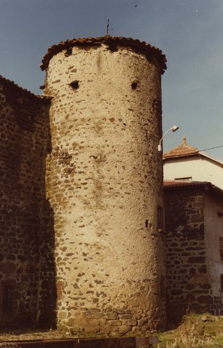 Maison forte ou château de Coubladour : Tour nord-ouest, vue générale