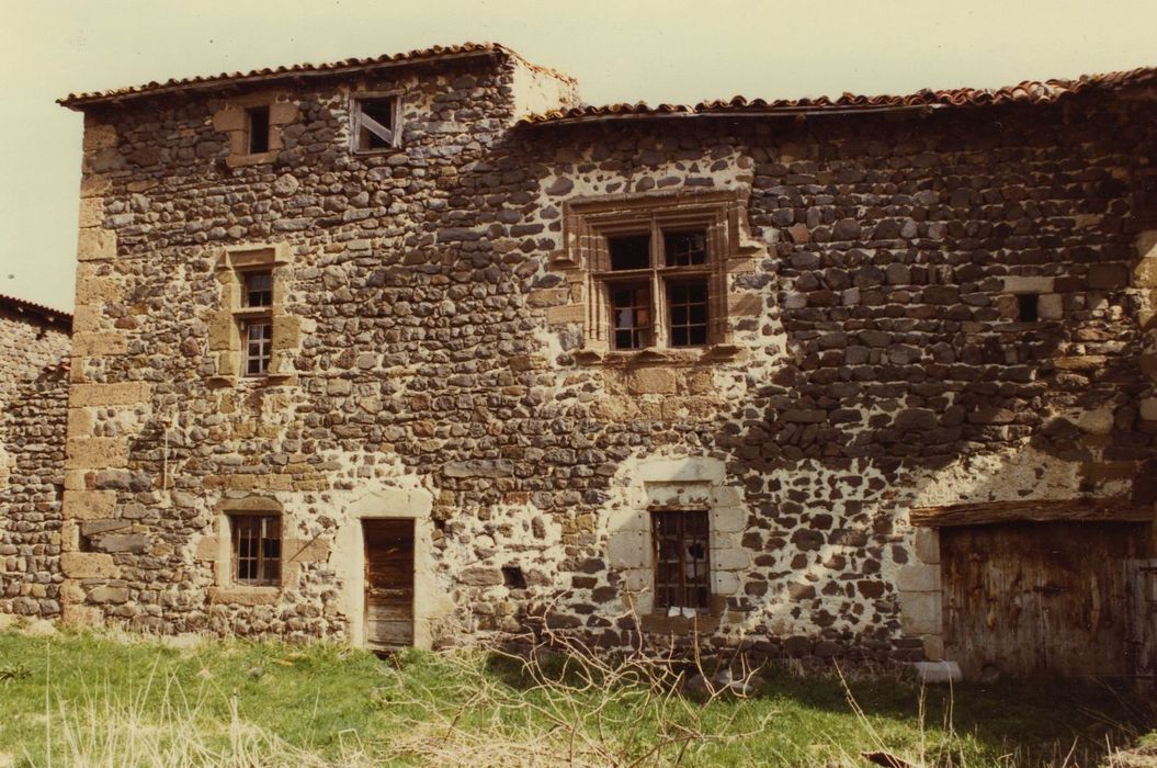 Maison forte ou château de Coubladour : Façade sud, vue générale