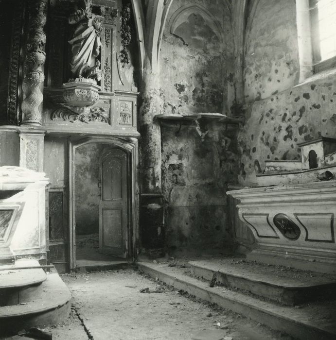 Ancienne église Saint-Jean : Croisillon sud, vue partielle