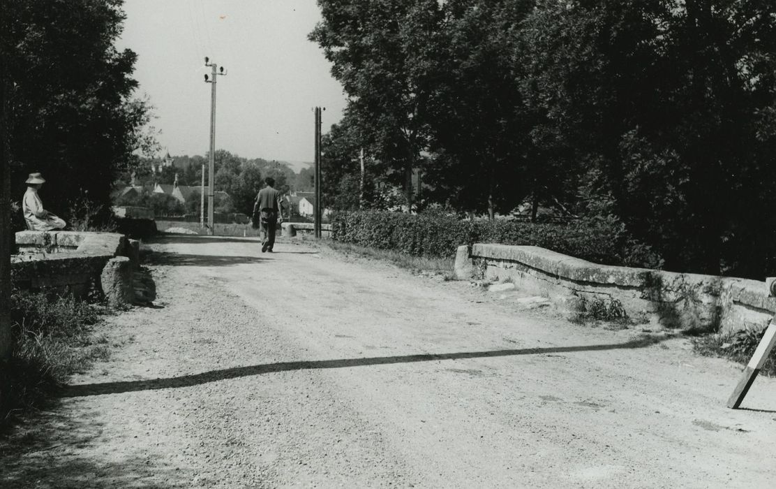 Petit Pont, chaussée, vue générale