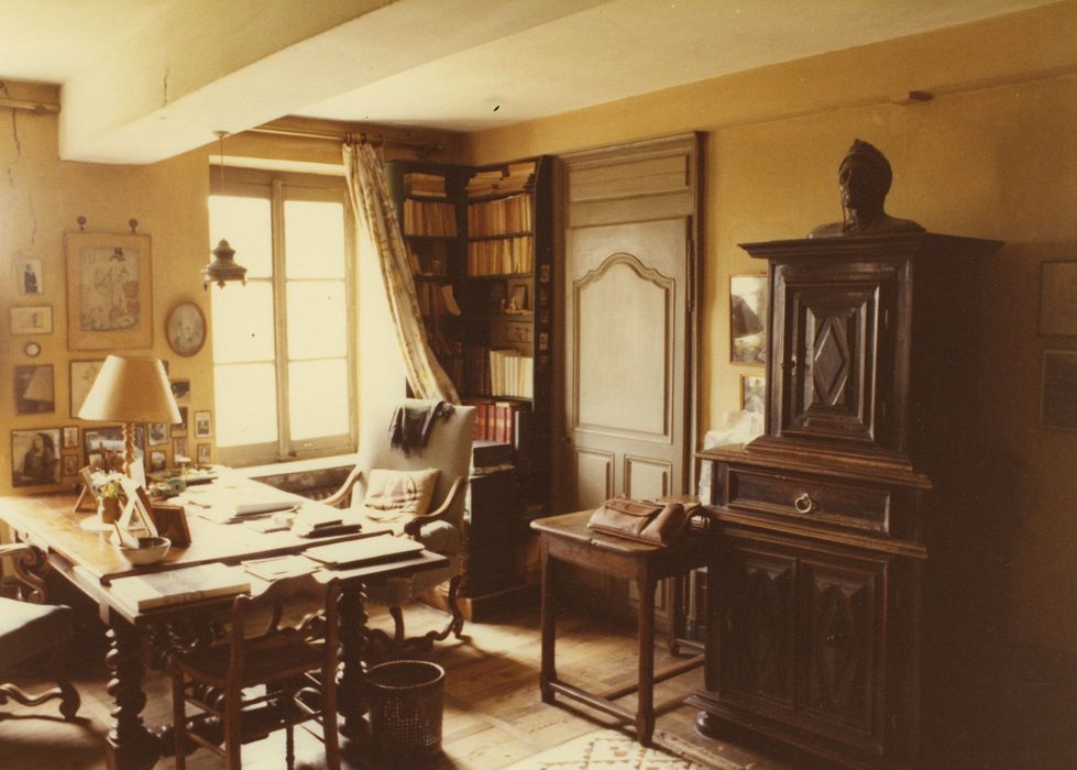 Maison de Jacques Copeau : Chambre de Jacques Copeau, vue partielle