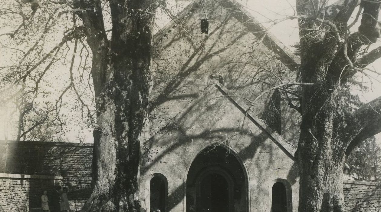 Eglise paroissiale : Façade occidentale, vue partielle