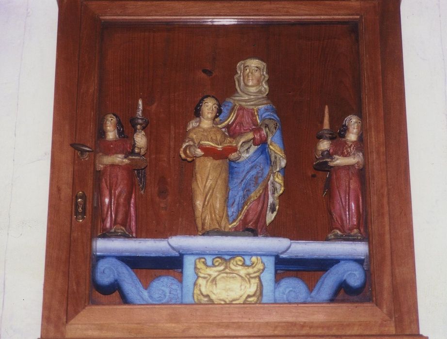 bâton de procession : Education de la Vierge (l’)