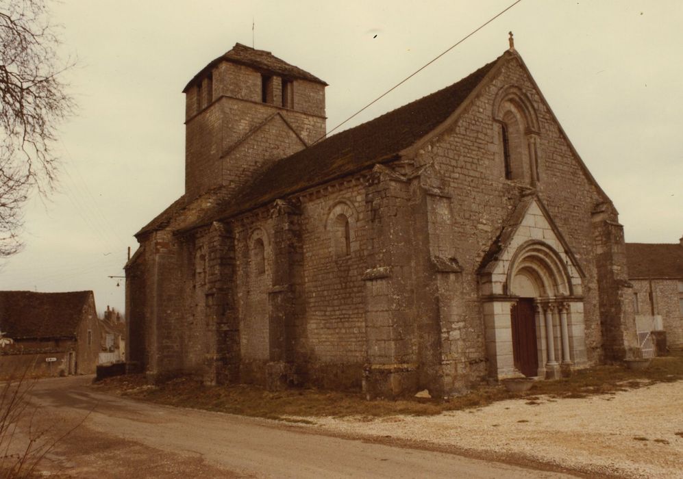 Eglise de Prissey : Ensemble nord-ouest, vue générale