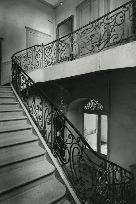 Château : Escalier d’honneur, vue générale