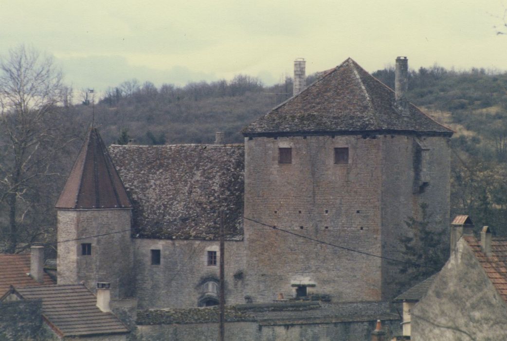 Château de Gamay : Façade nord, vue partielle