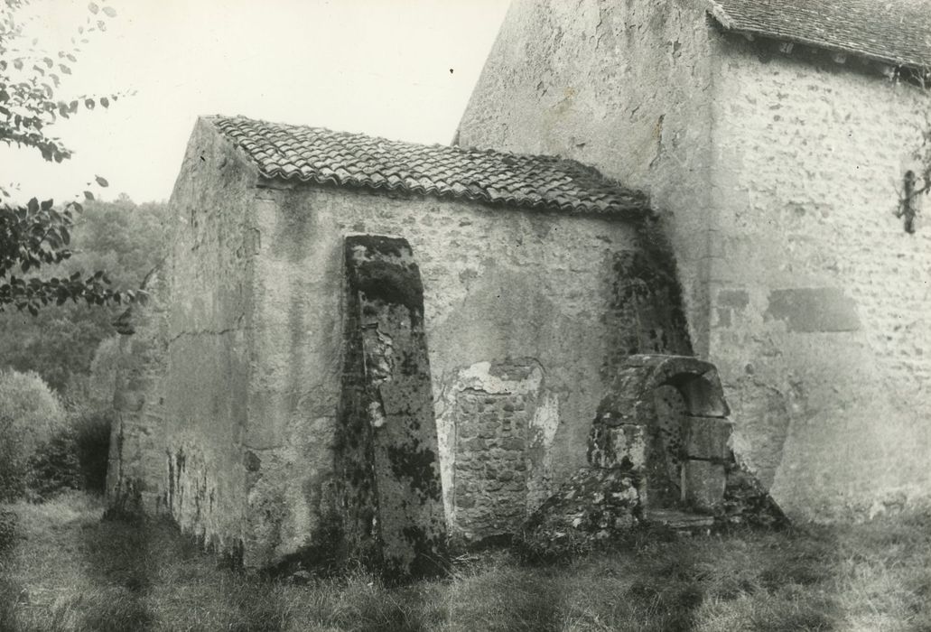 Eglise (ancienne) : Chevet, vue générale