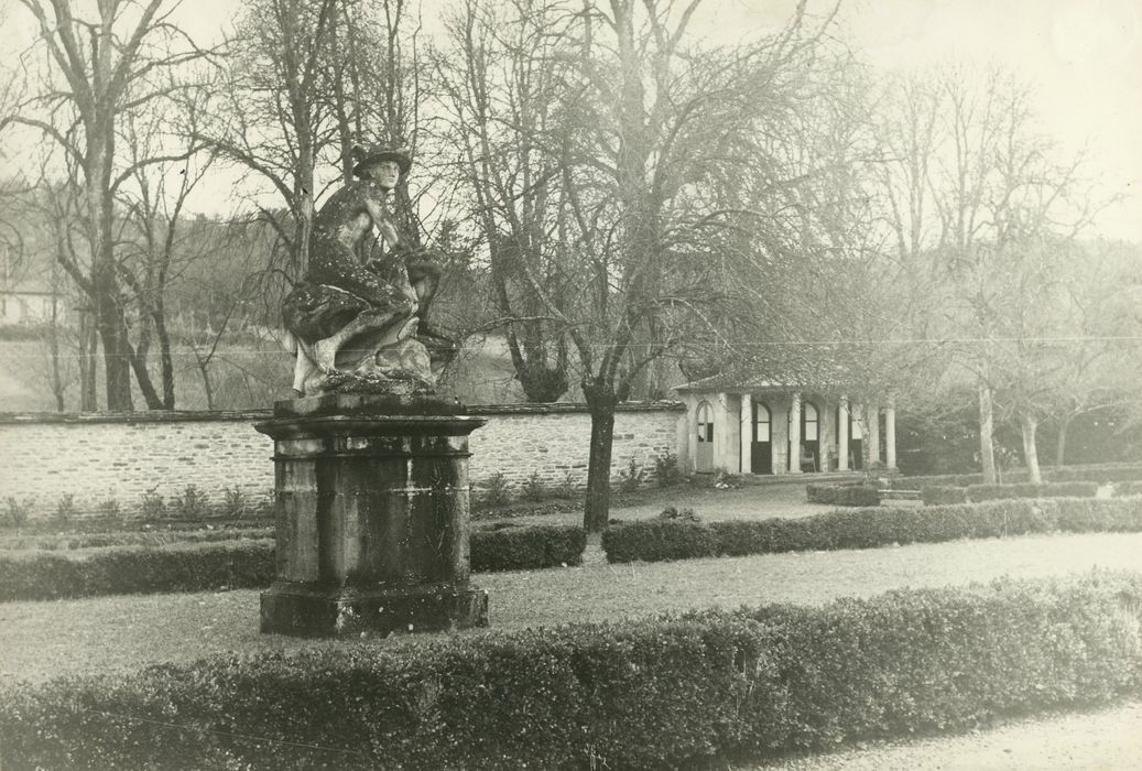 Manoir : Jardin, vue partielle