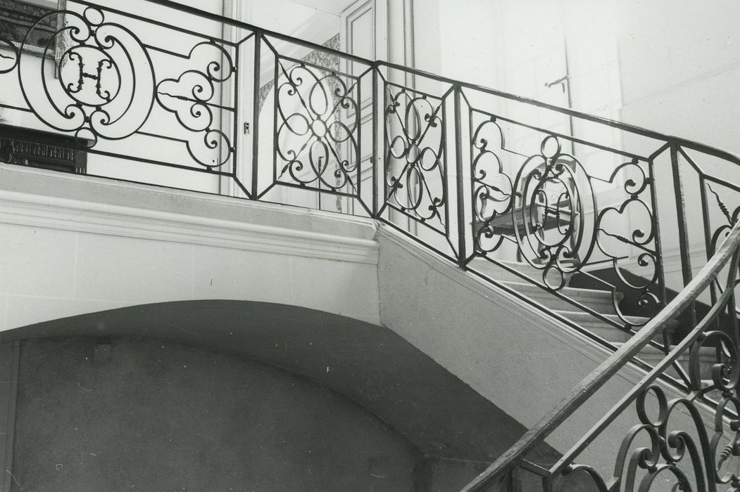 Hôtel de Chassey : Escalier d’honneur, vue partielle