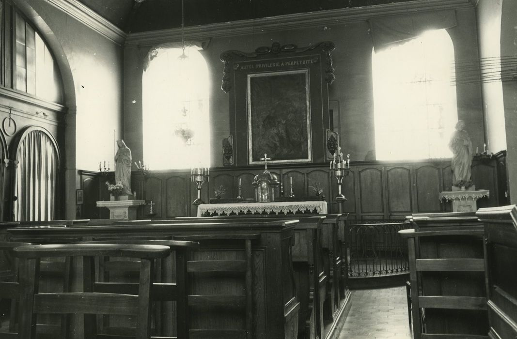 Hôtel-Dieu (ancien) : Chapelle, vue partielle