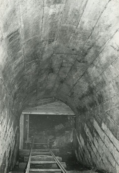 Château des Ducs de Bourgogne (ancien) : Cellier, détail de l’escalier