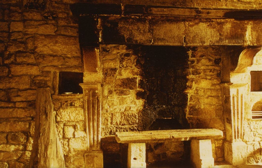 Hôtel Piget : Corps de logis, ancienne cuisine, cheminée, vue générale