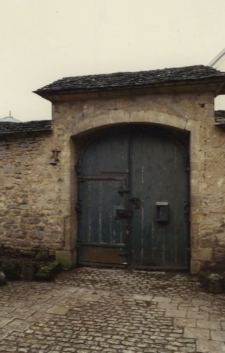 Immeuble dit Maison Bélime : Portail d’accès sur rue, façade antérieure, vue générale