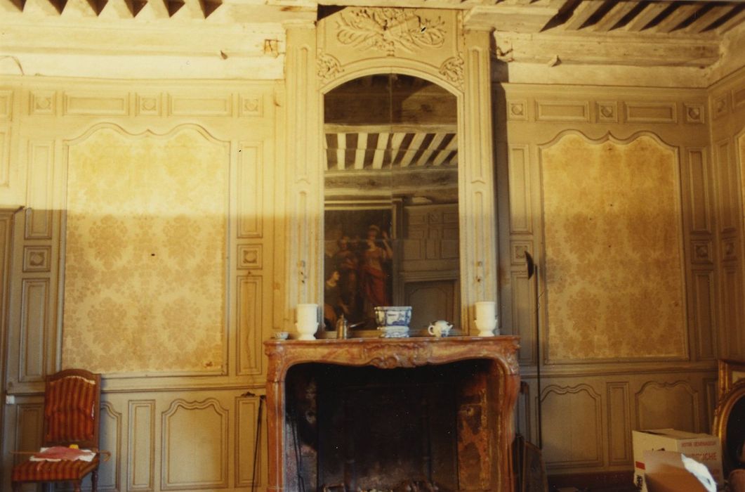 Immeuble dit Maison Bélime : Grand salon, lambris de revêtement, vue partielle