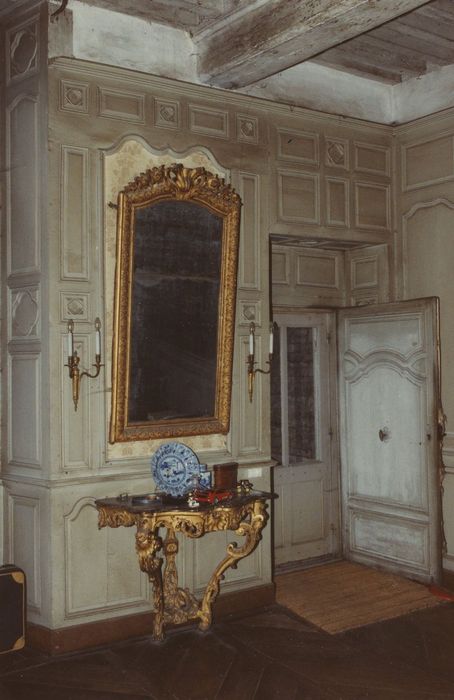 Immeuble dit Maison Bélime : Grand salon, lambris de revêtement, vue partielle