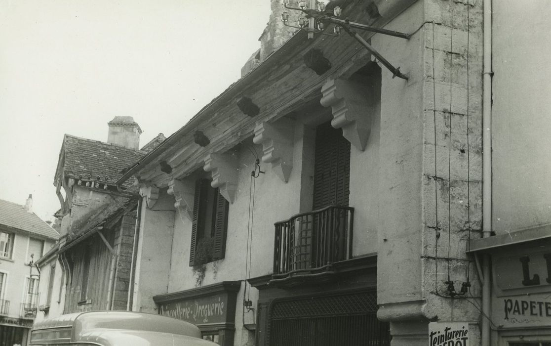 Maison, dite aussi hôtel Ferrand : Façade sur rue, vue partielle