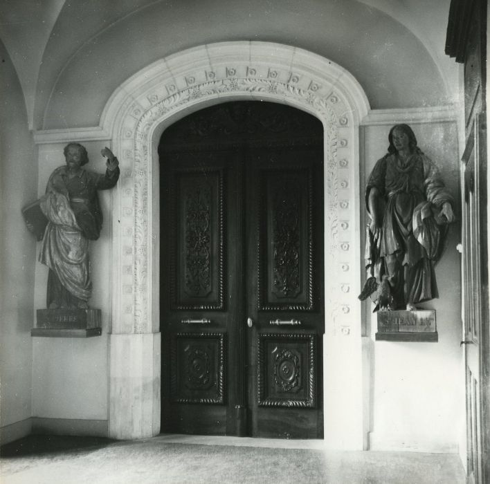 Séminaire (ancien grand) : Chapelle, porte d’accès, vue générale