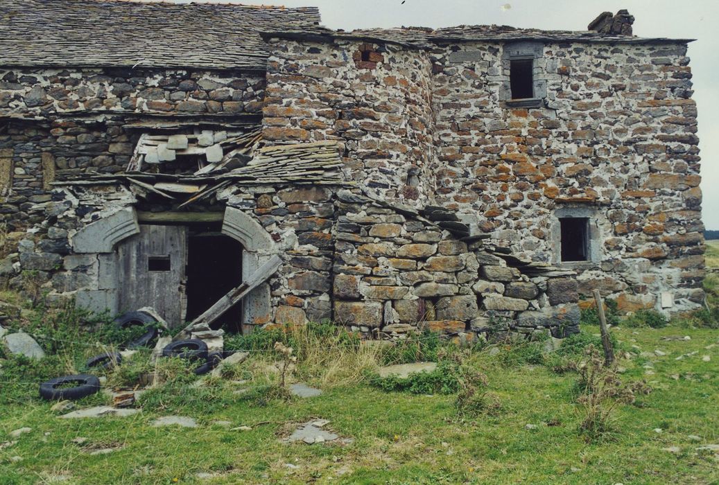 Ferme des Plantins : Façade ouest, vue partielle