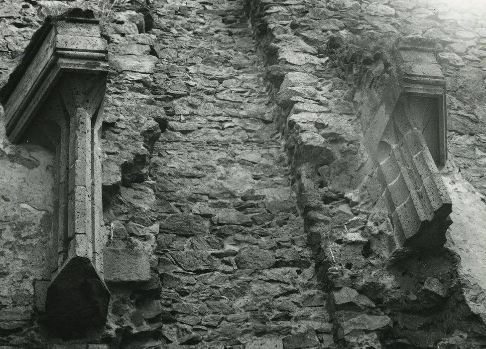 Château de Léotoing : Corps de logis, cheminée monumentale, vue générale