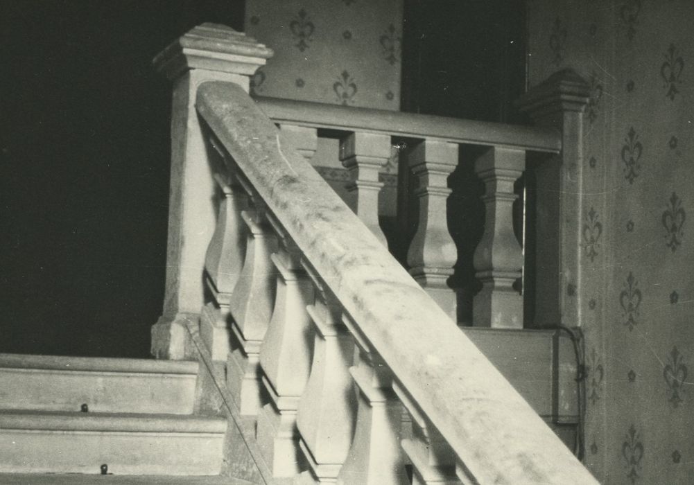 Maison forte : Escalier, vue partielle