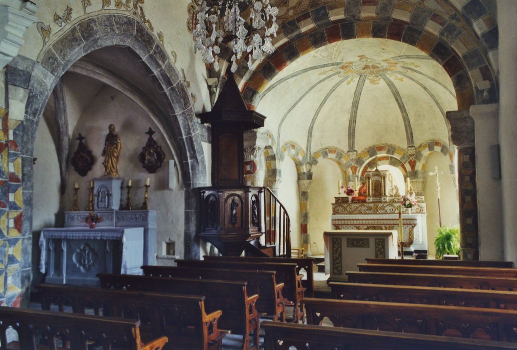 Eglise Saint-Sébastien : Nef, vue générale