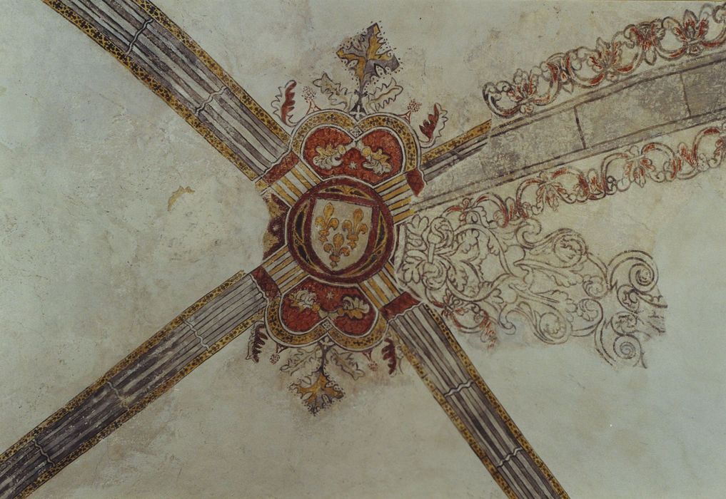 Eglise Saint-Sébastien : Peintures monumentales de la nef, détail