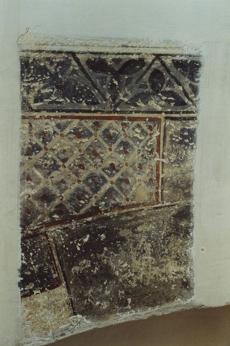 Eglise Saint-Sébastien : Tribune, peintures monumentales, détail