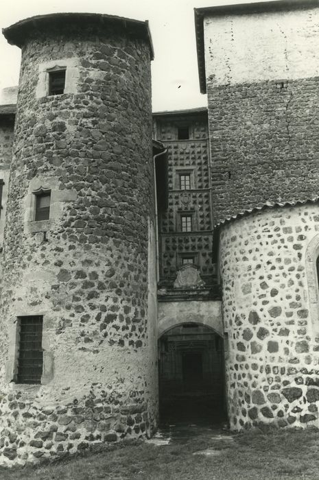 Château de la Tour-Daniel : Façade nord, vue partielle