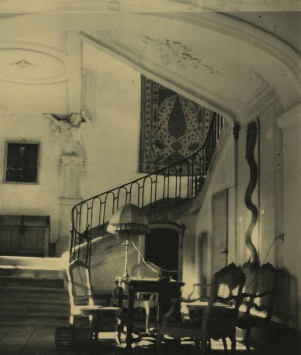 Château de Poinsac : Escalier d’honneur, vue générale