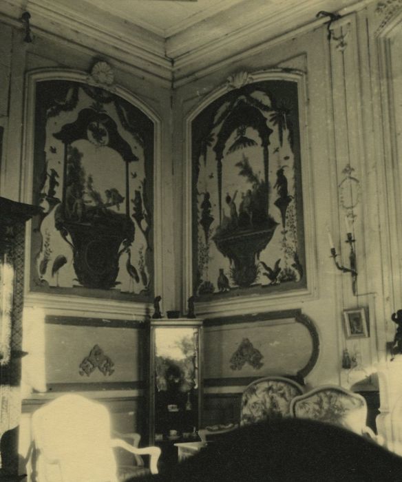 Château de Poinsac : Grand salon, vue partielle