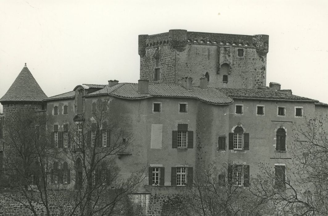 Château de Poinsac : Ensemble sud-est, vue générale