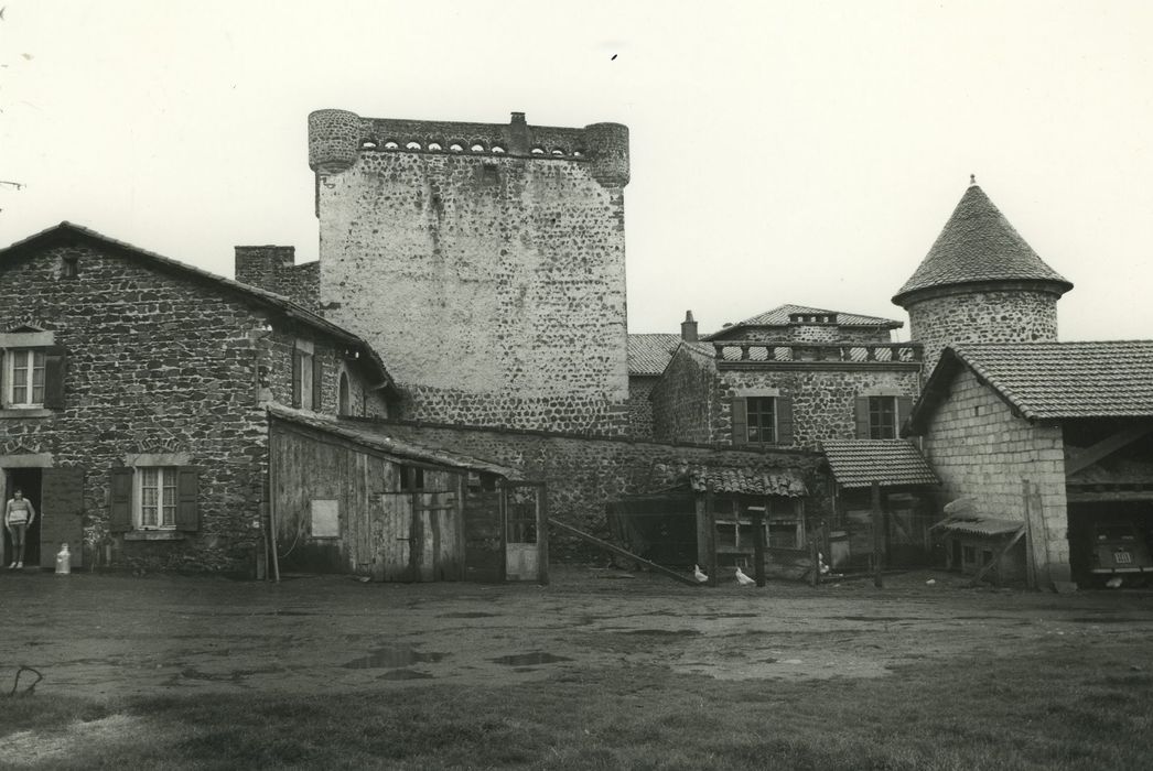 Château de Poinsac : Ensemble ouest, vue générale