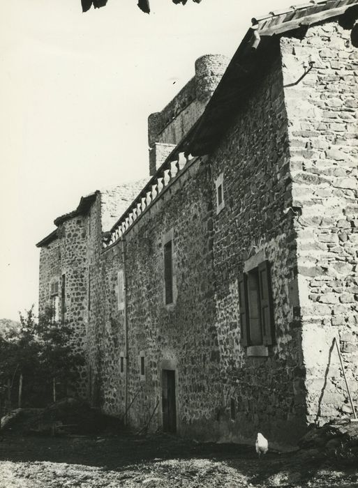 Château de Poinsac : Façade nord, vue générale